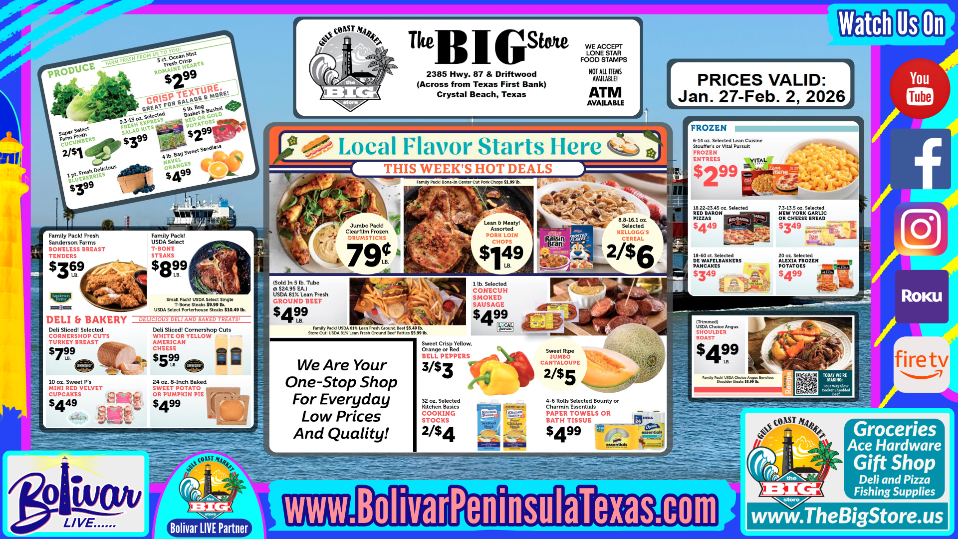 Big Store Weekly Ad in Crystal Beach, Texas